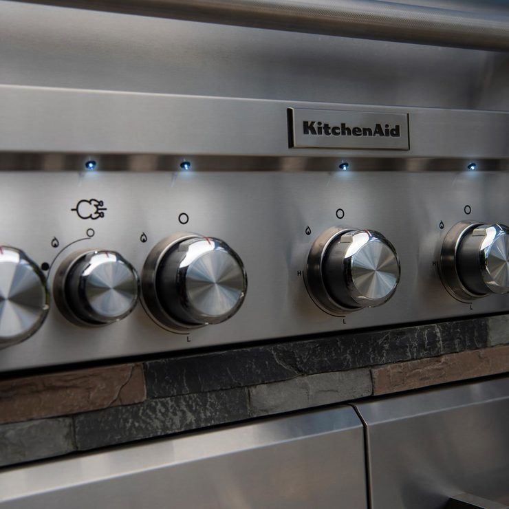KitchenAid 9 Burner Island Gas Barbecue Grill + Cover Costco UK