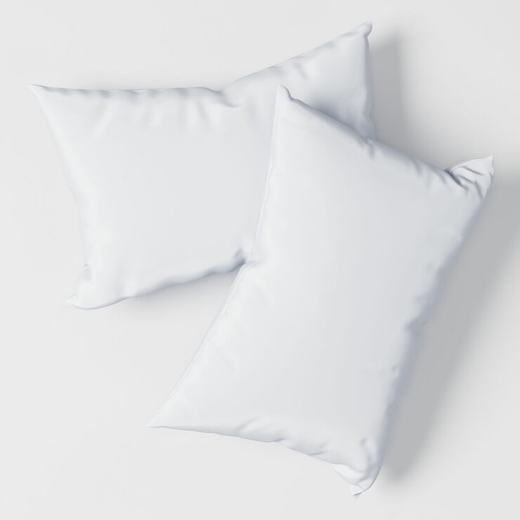 Panda 100% Bamboo White Pillowcase Pair