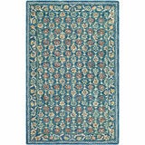 Livabliss Fairfax Blue Wool Rug, in 2 Sizes Livabliss Fairfax Blue Wool Rug, in 2 Sizes