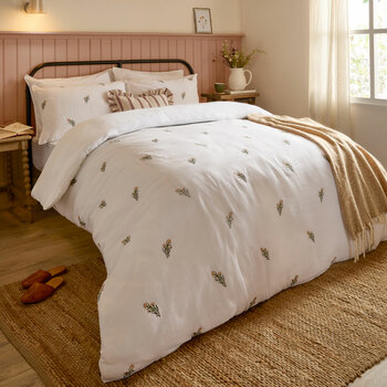 Wylder Josephine Embroidered Muslin Duvet Cover Set, in 4 Sizes