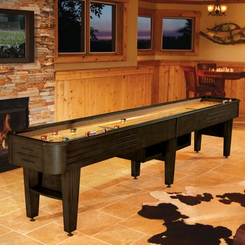 Installed Brunswick Andover Shuffleboard in 2 Sizes