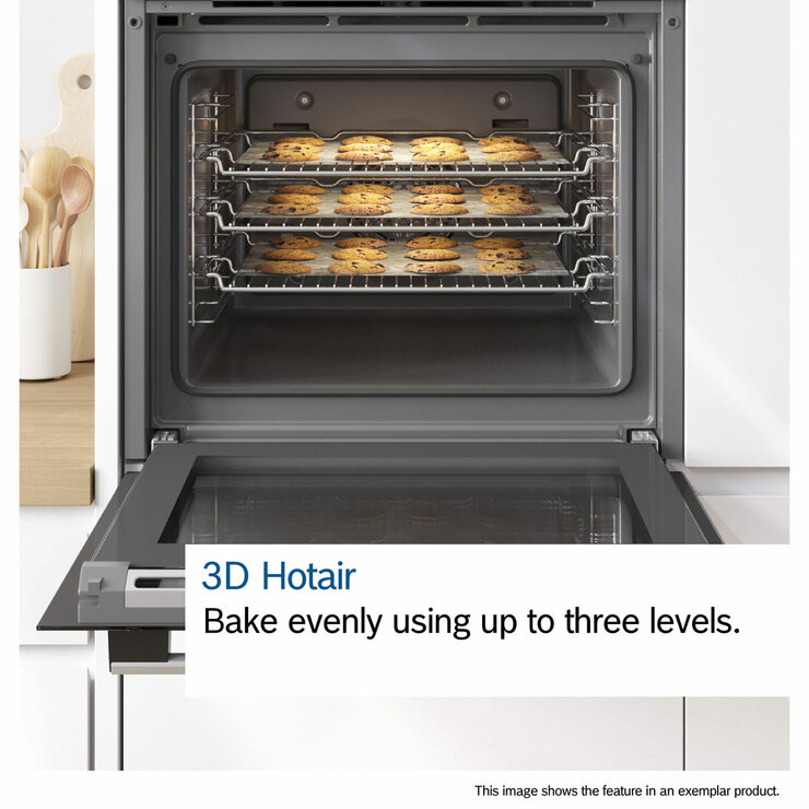 Bosch Series 4 HQA574BB3B Built In Single Oven, A+ Rated in Black Bosch Series 4 HQA574BB3B Built In Single Oven, A+ Rated in Black
