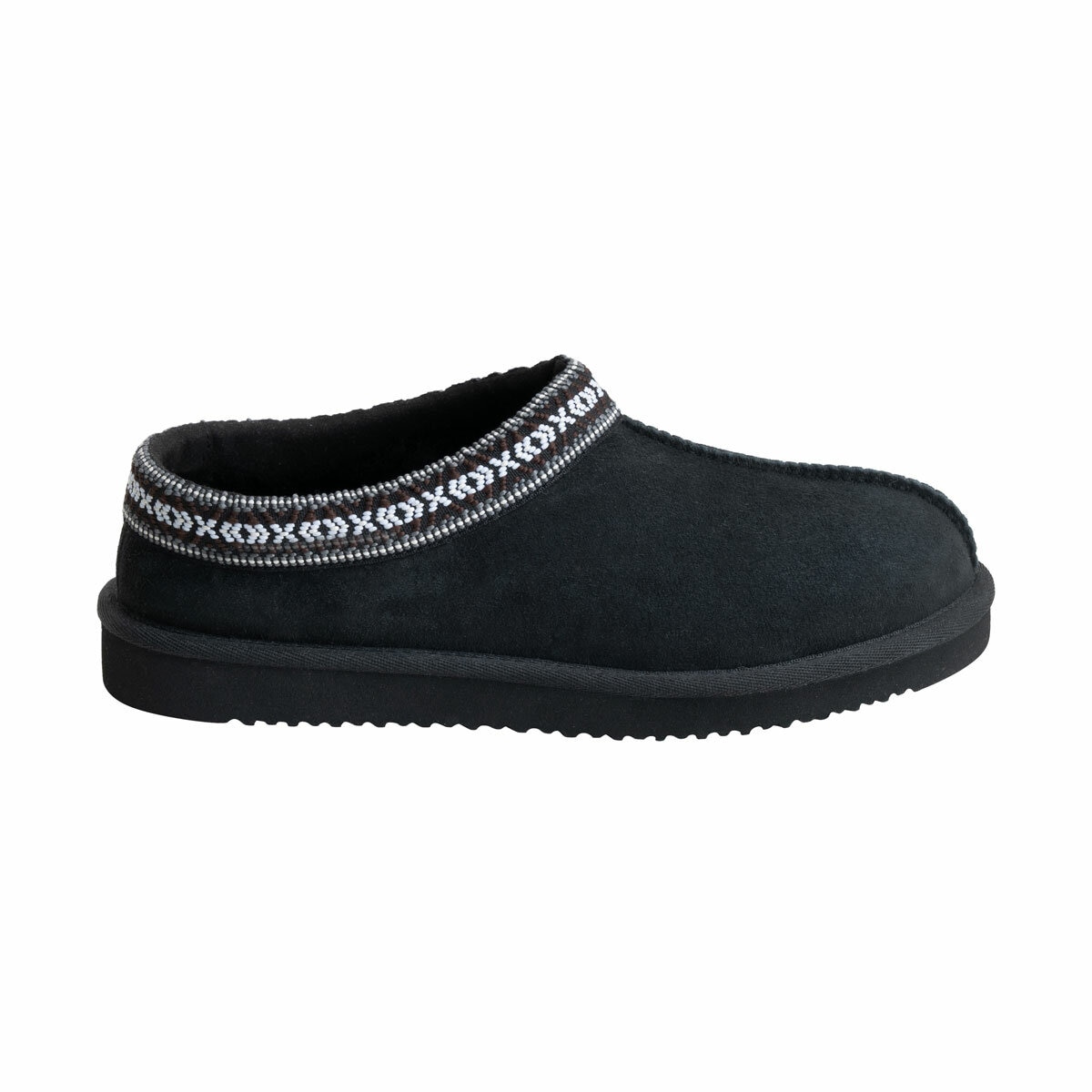 Kirkland Signature Unisex Shearling Slipper in Black