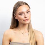 Diamonfire Linked Double Heart Necklace