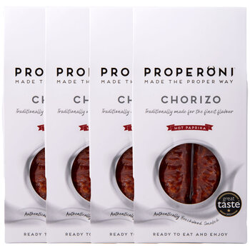 Properoni Hot Paprika Chorizo, 4 x 180g