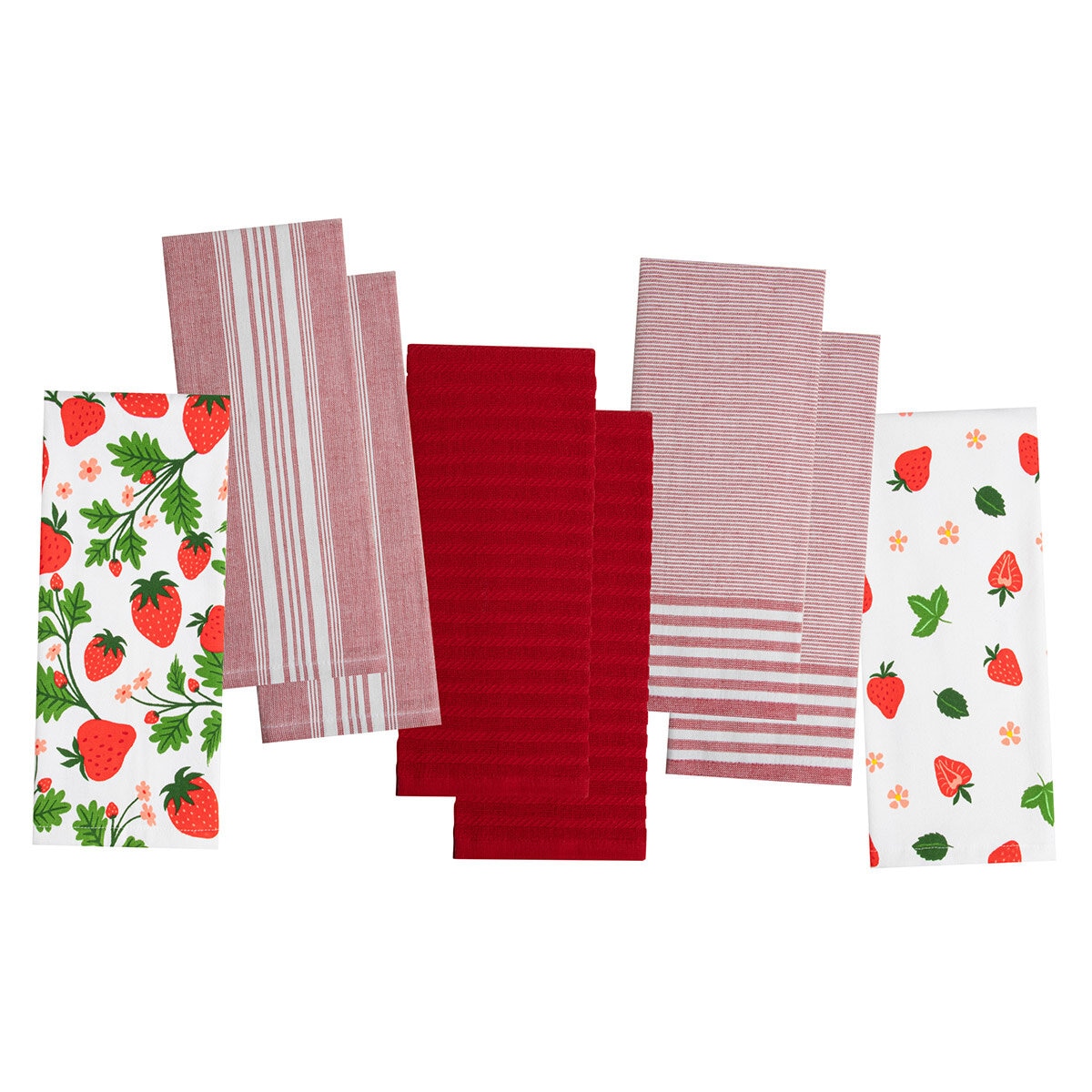 Mikasa Kitchen Towels 8 Pack, in 4 Designs Mikasa Kitchen Towels 8 Pack, in 4 Designs