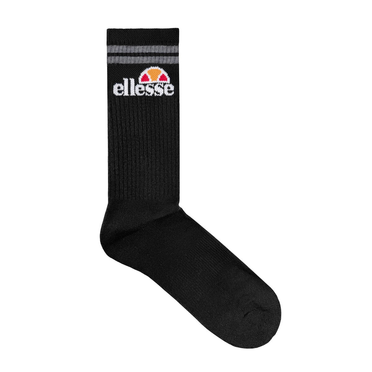 Ellesse Men's Heritage Crew Socks 10 Pack in Black