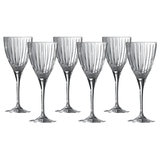 Royal Doulton Linear Crystal Wine Glasses, 6 Pack