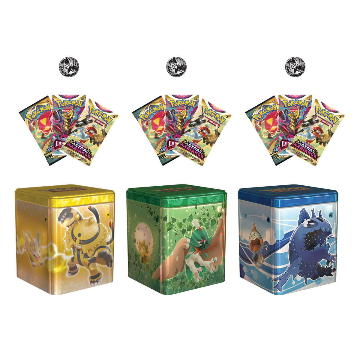 Pokémon 3 Pack Stacking Tins (6+ Years) | Costco UK