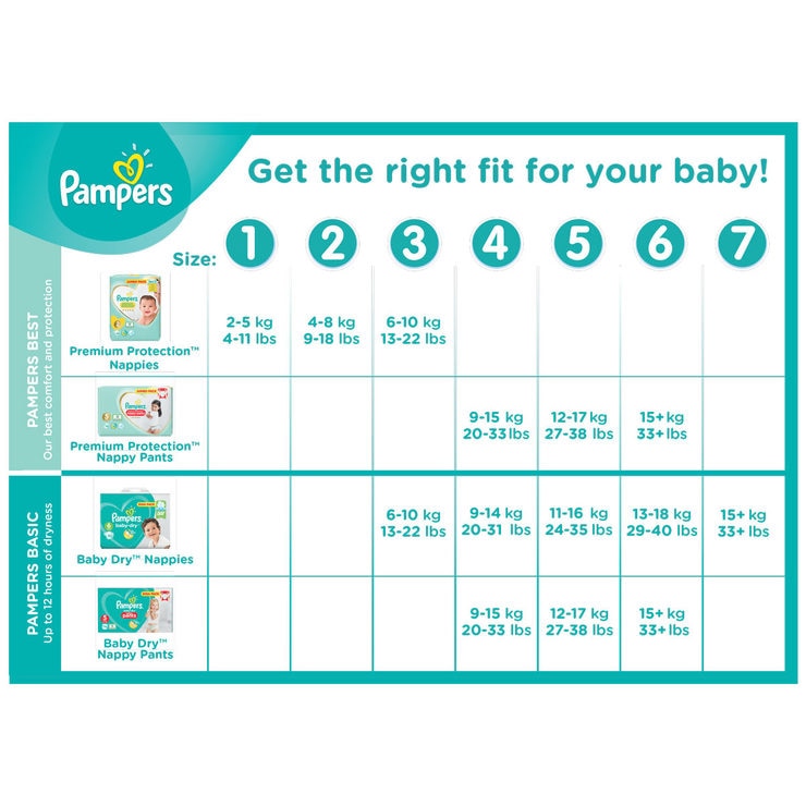 Pampers Baby-Dry Nappies Size 7, 2 x 58 Jumbo Packs Pampers Baby-Dry Nappies Size 7, 2 x 58 Jumbo Packs