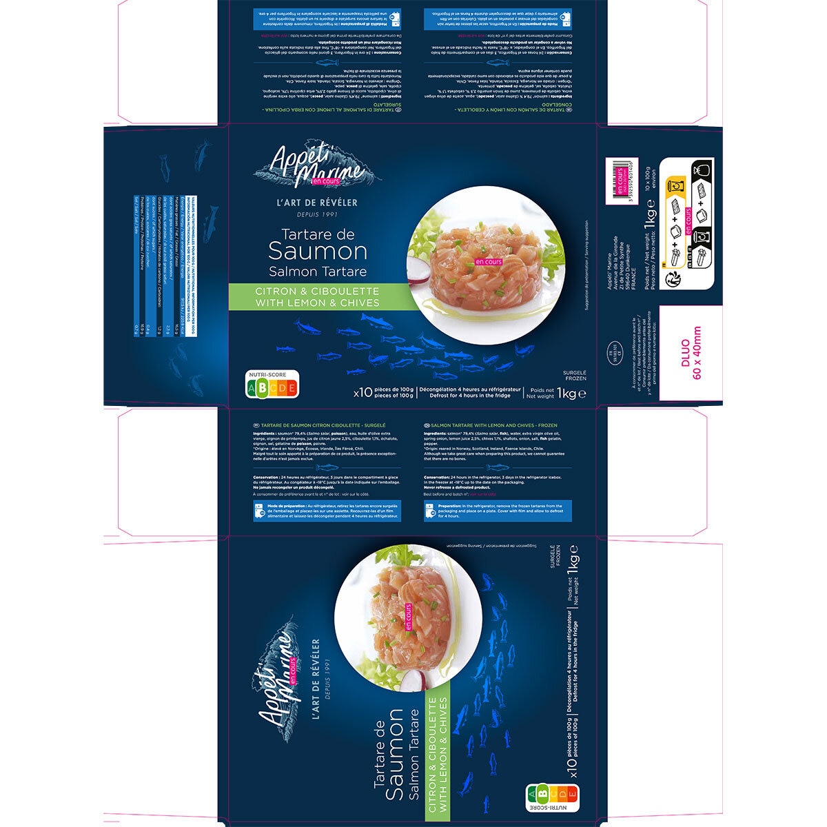 Appeti' Marine Salmon Tartar, 1kg