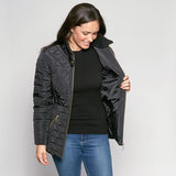 David Barry Women's Diamond Stitched Jacket Available in Black