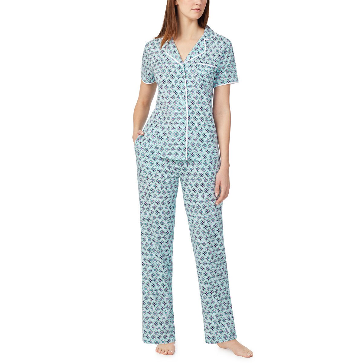 Jane & Bleecker Women's 3 Piece Pyjama Set in 3 Colours and 4 Sizes