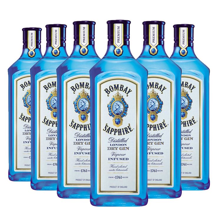 Bombay Sapphire Gin, 6 x 1L Costco UK