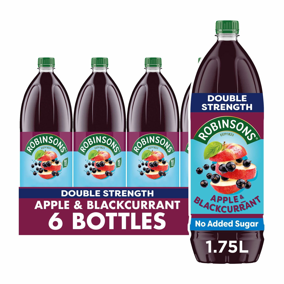 ROBINSONS APPLE & BLKCRNT 6X1.75L