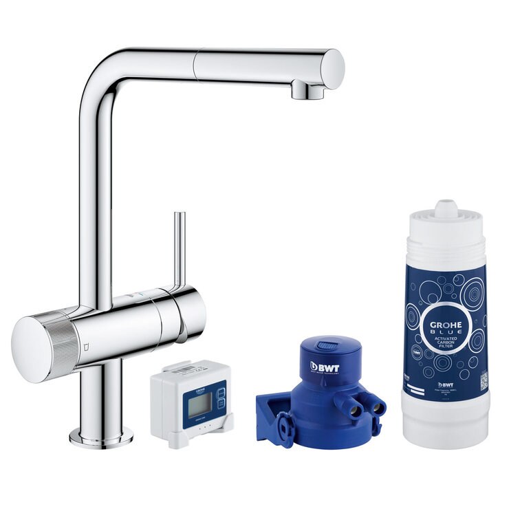 GROHE Blue Pure Minta Filter Tap Starter Kit in 2 Colours Costco UK