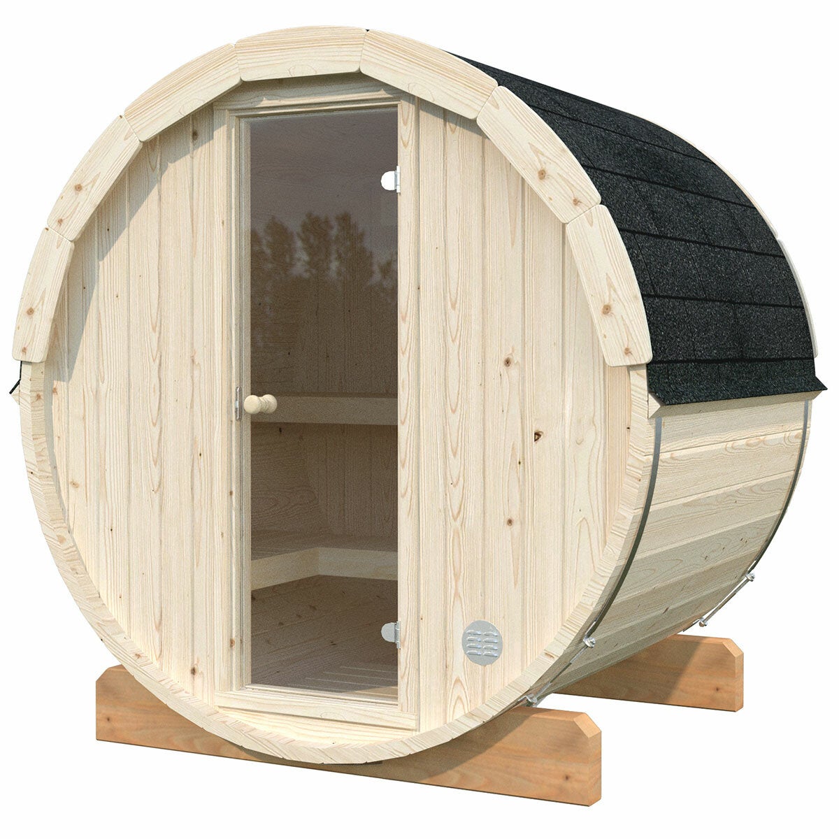 Barrel sauna 200x160 Barrel sauna 200x160