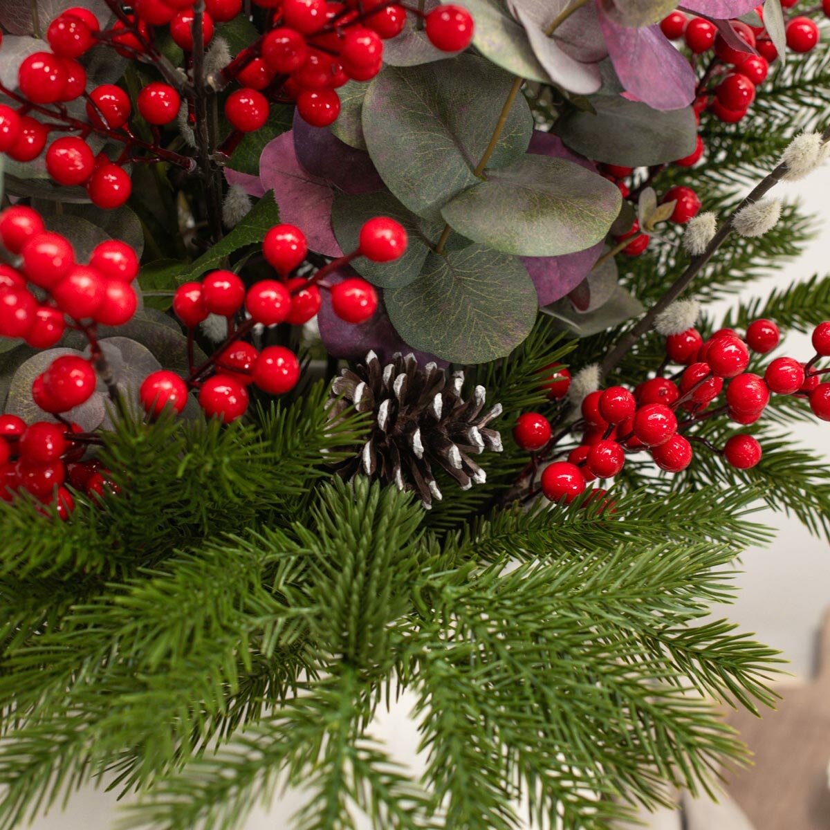 Artificial Winter Bouquet in Vase Artificial Winter Bouquet in Vase