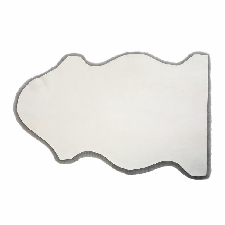 Windward Single Sheepskin Rug in Grey, 60 x 95 cm
