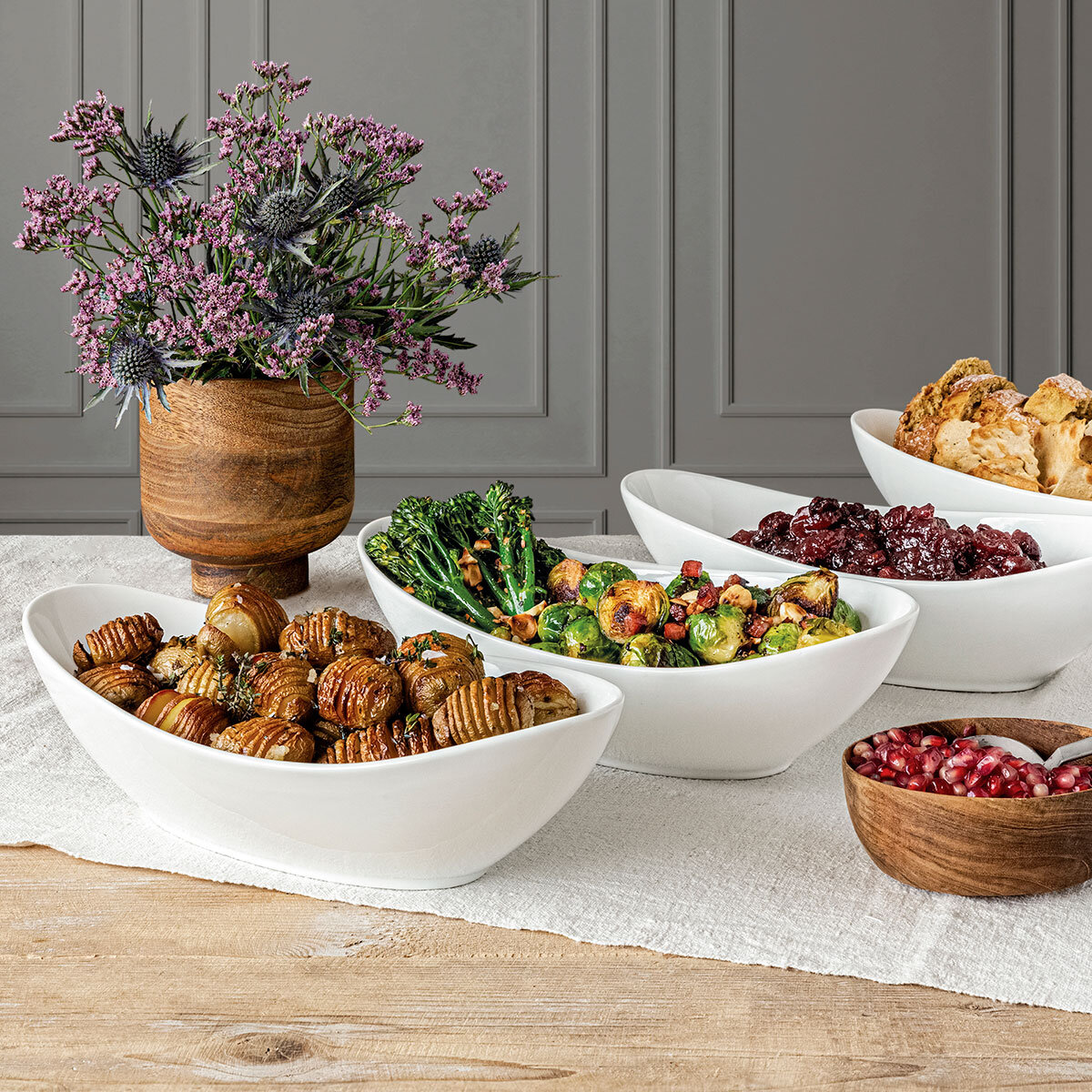Over and Back Serving Bowls, 4 Piece Over and Back Serving Bowls, 4 Piece