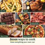 Lifestyle image of Cuisinart 7.6L Air Fryer with 7 ways to cook