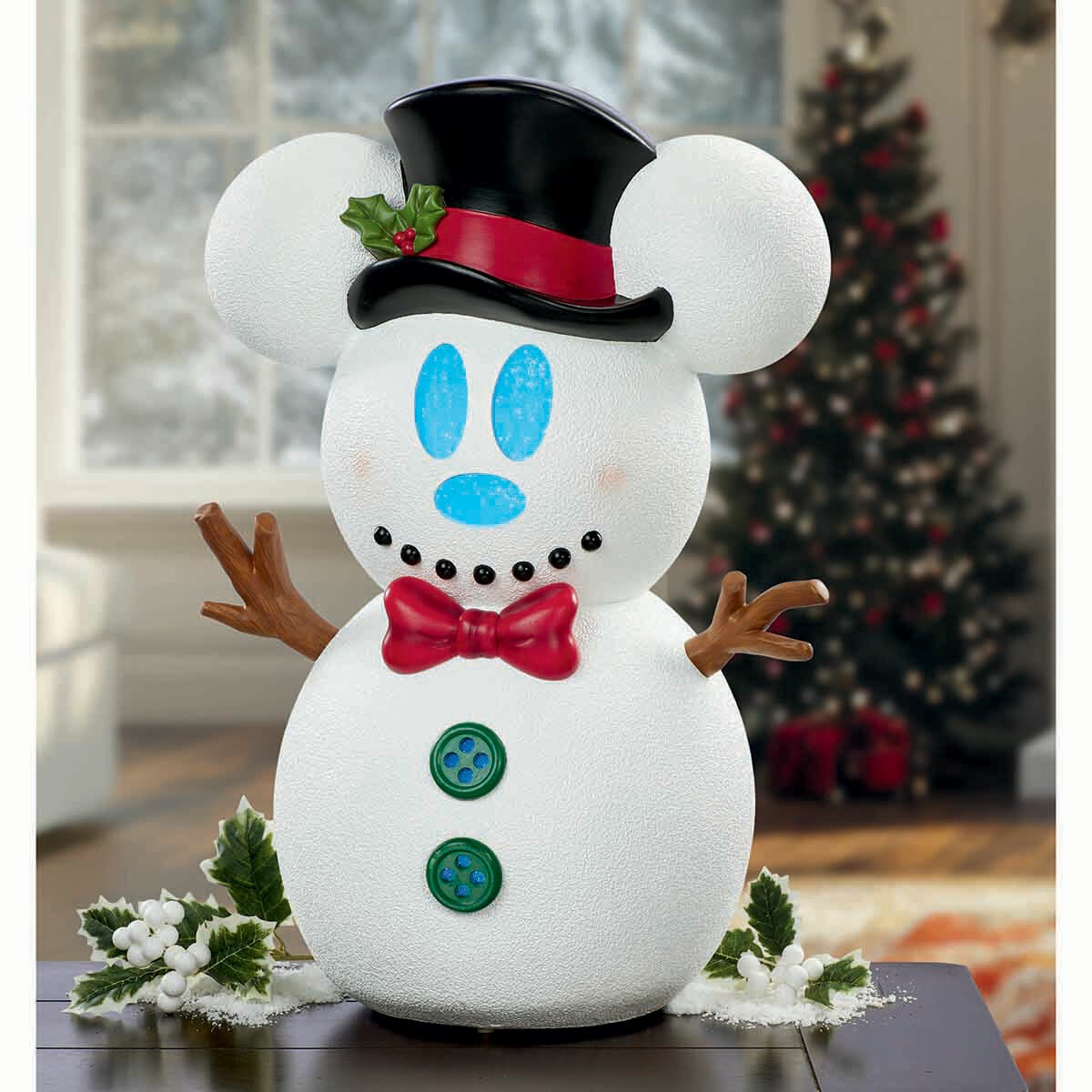 22 inch Disney Mickey Snowman with lights and music