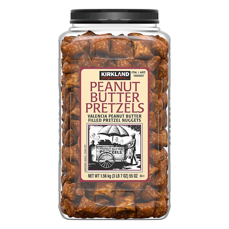 Kirkland Signature Peanut Butter Filled Pretzel Nuggets, 1.56kg Costco UK