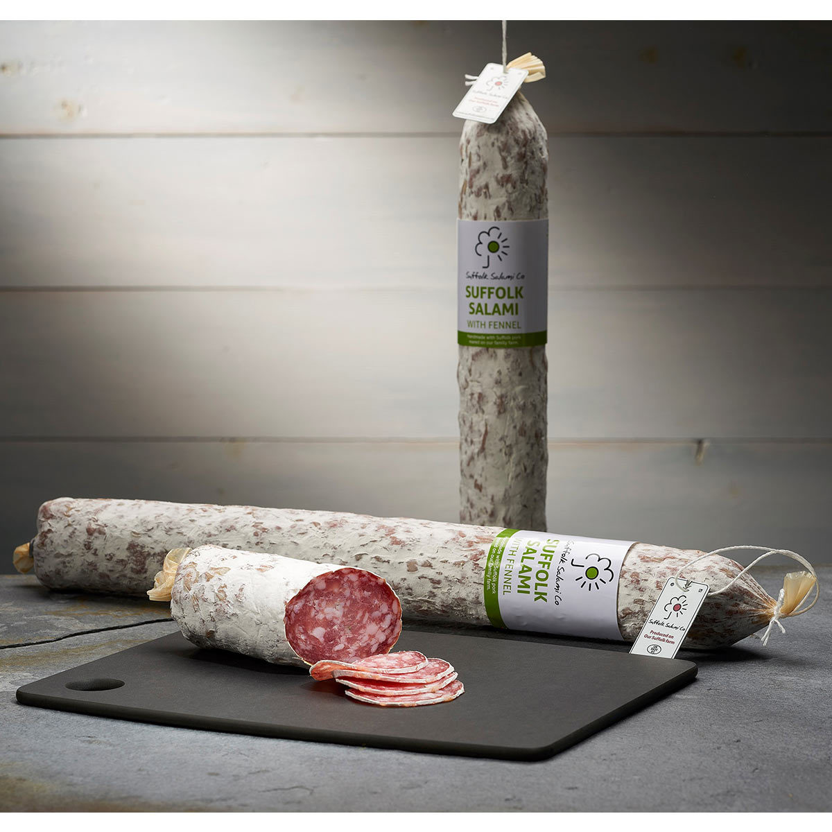 Suffolk Salami Co Suffolk Grown Salami with Fennel, 1kg (Serves 1014