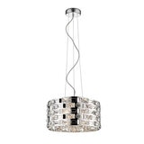 Miami 5 Light Pendant Chrome Crystal