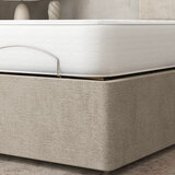 Highgrove Fenton Taupe Fabric Electric Adjustable Bed Base With Medium Memory Foam Mattress Highgrove Fenton Taupe Fabric Electric Adjustable Bed Base With Medium Memory Foam Mattress