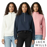 Jack Wills Ladies 1/4 Zip Sweatshirt Jack Wills Ladies 1/4 Zip Sweatshirt