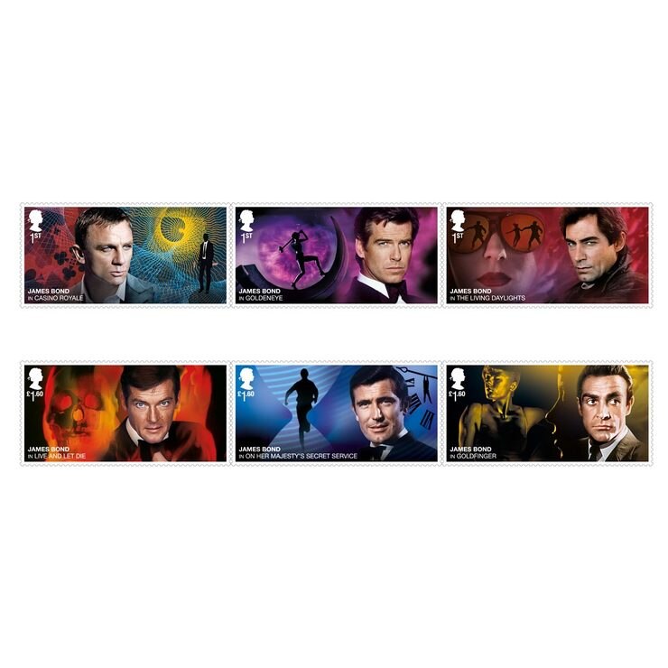 James Bond Framed Royal Mail® Collectable Stamps Costco UK
