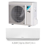 Installed Daikin Perfera 4.2kW Single Split Air Conditioning Unit for Domestic Use