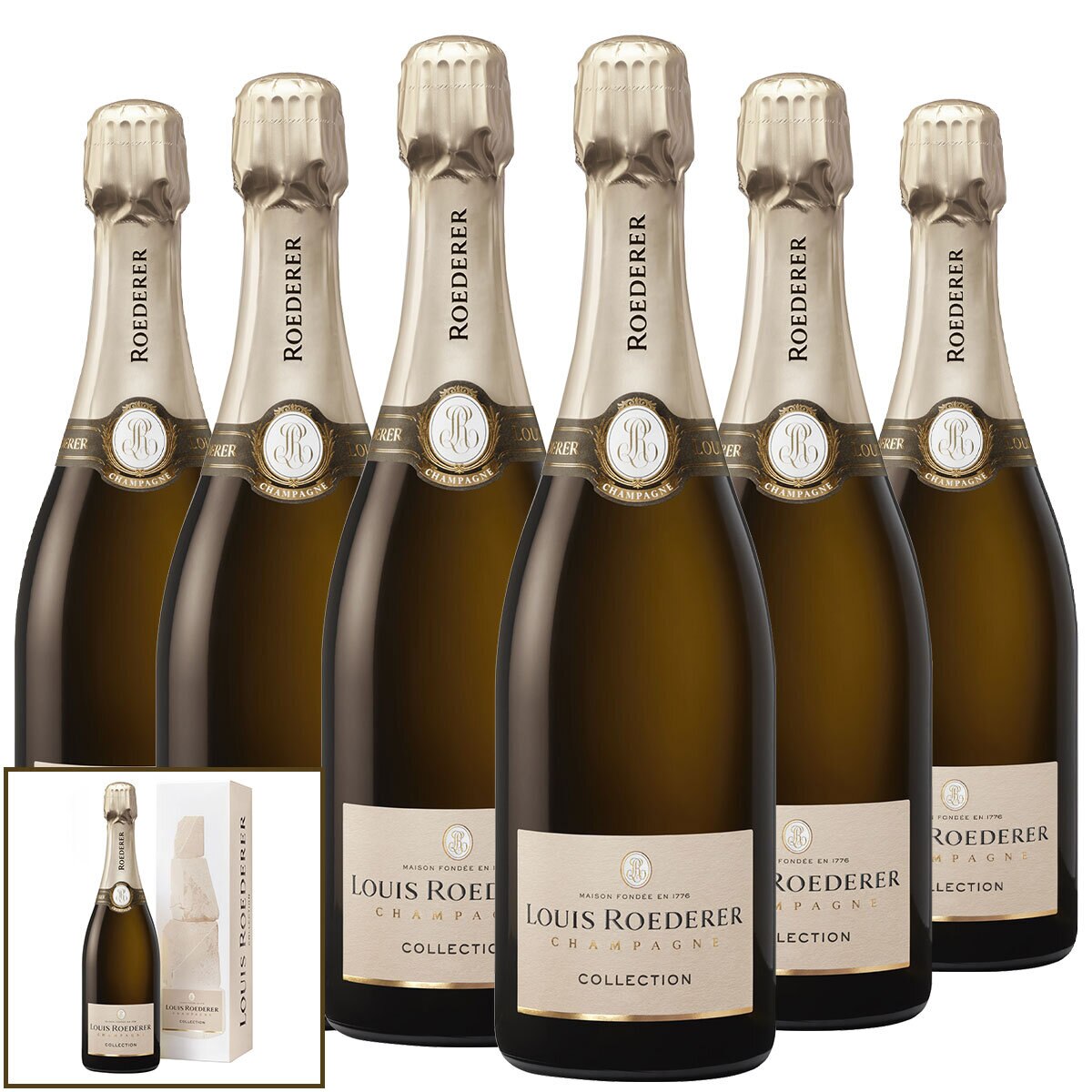 Louis Roederer Collection 242 Champagne, 6 x 75cl Costc...