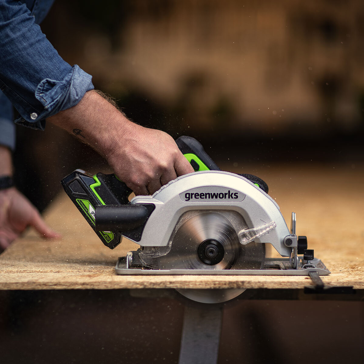 Greenworks 24V Circular Saw (Tool only) - Model GWGD24CS