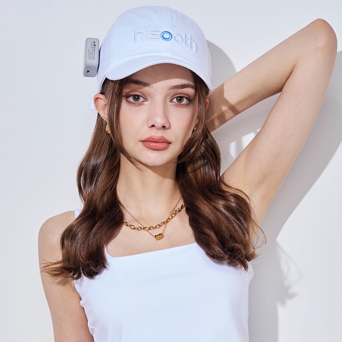 Hisooth H3 Hair Regrowth Scalp Massage Cap with LED Light in White, size Small Hisooth H3 Hair Regrowth Scalp Massage Cap with LED Light in White, size Small