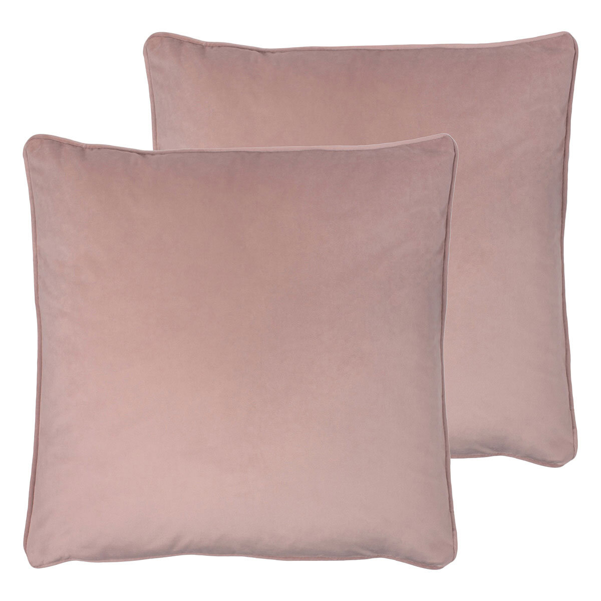 Opulence Powder Large Velvet Cushion 2 Pack Costco UK