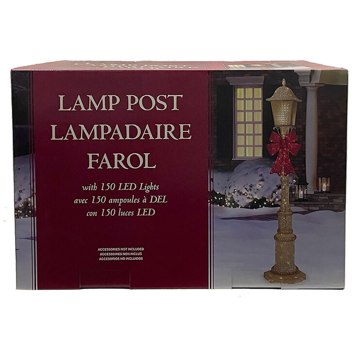 Christmas Light Up 7ft Lamp Post on Costco.co.uk