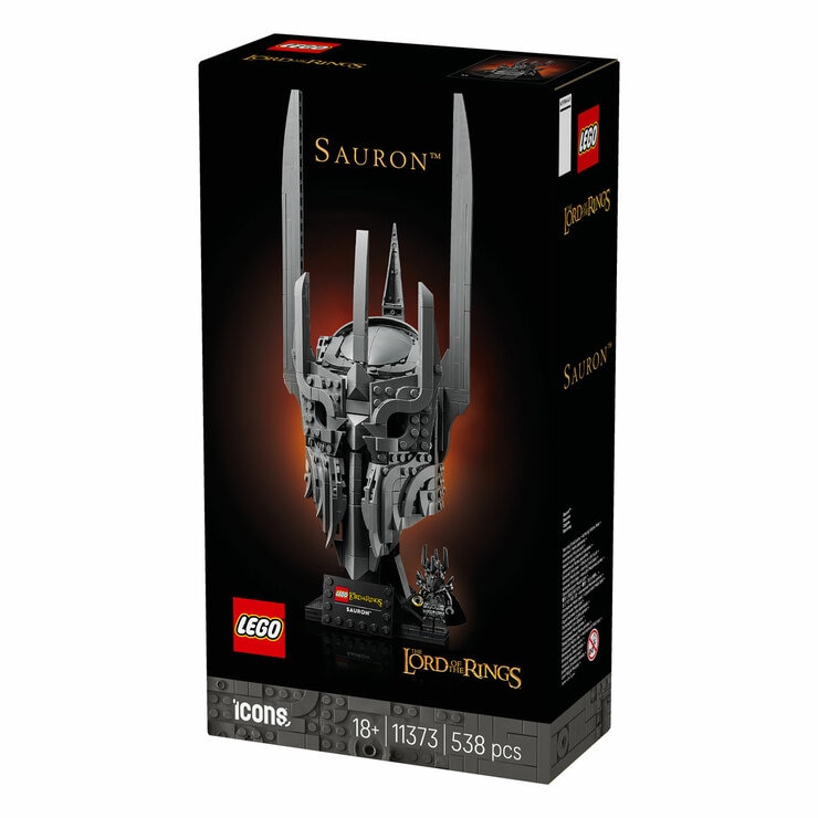 LEGO Icons Lord of the Rings Sauron Helmet - Model 11373 (18+ Years)