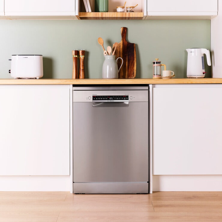 Bosch Series 4 SMS4EMI06G 14 Place Setting Dishwasher, B Rated in Inox