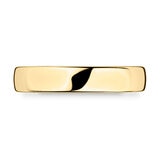 4.0mm Basic Light Court Wedding band. 18ct Yellow Gold