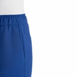 Hilary Radley Crinkle Wide Leg Pant in Blue