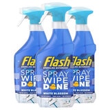 Flash Spray Wipe Done White Blossom, 3 x 800ml