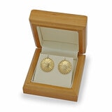 14ct Yellow Gold Textured Disc Stud Earrings 14ct Yellow Gold Textured Disc Stud Earrings