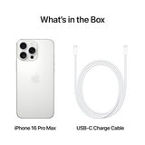 Buy Apple iPhone 16 Pro Max 1TB Sim Free Mobile Phone in White Titanium, MYX53QN/A at costco.co.uk