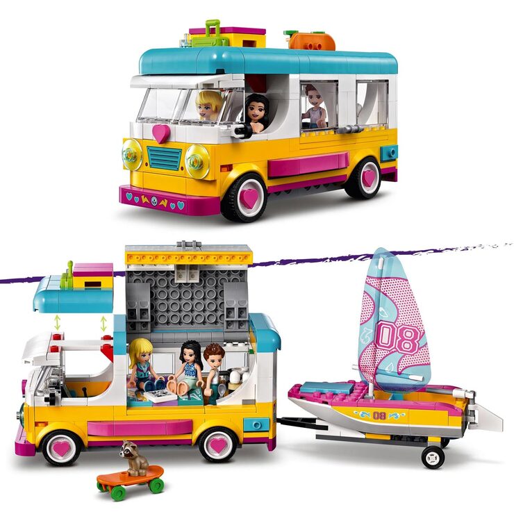 Buy LEGO Friends Forest Camper Van & Sailboat Close up Image at costco.co.uk Buy LEGO Friends Forest Camper Van & Sailboat Close up Image at costco.co.uk