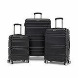 Samsonite Parallax 3 Piece Hardside Luggage Set in Black