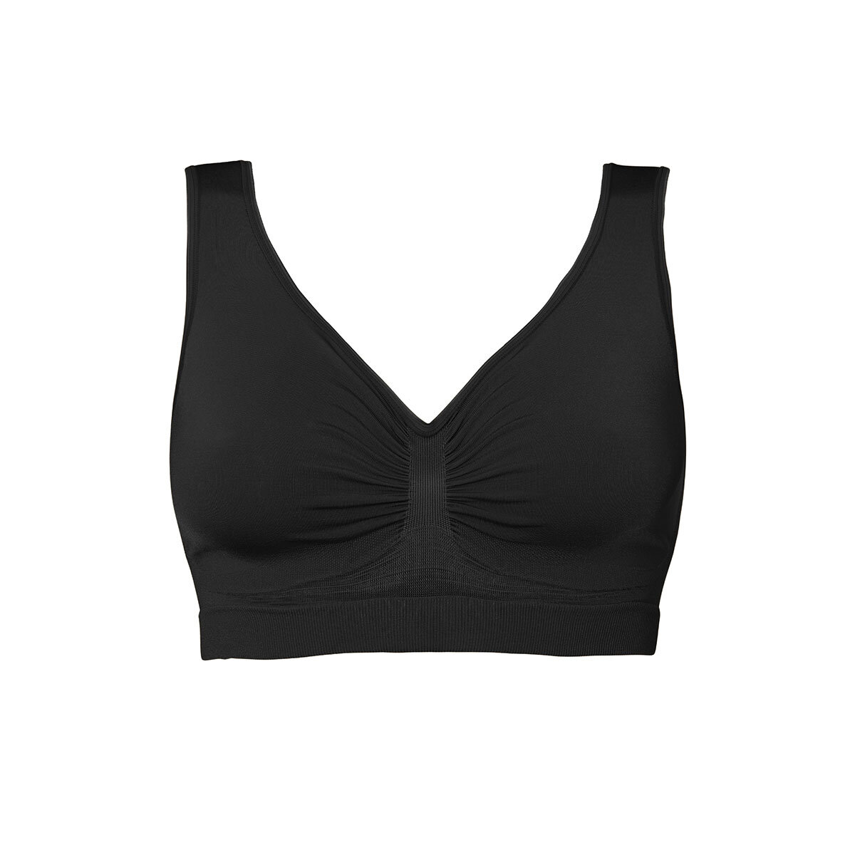 Evenlina Seamless Support Bralette in Black - Small | Cos
