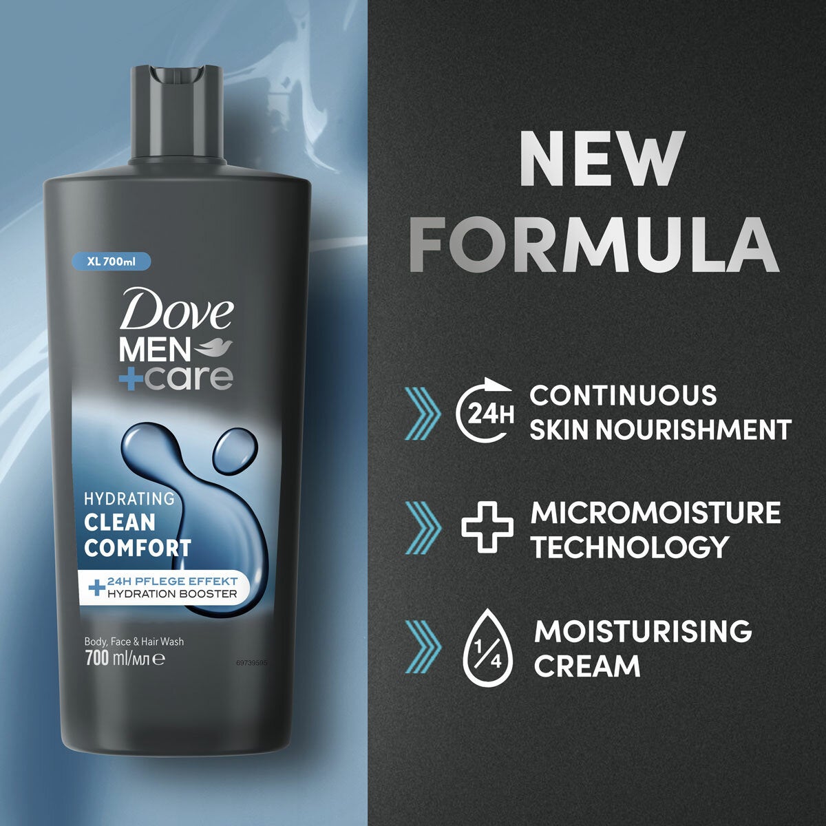 Image of Dove Men+ Care Clean Comfort Shower Gel