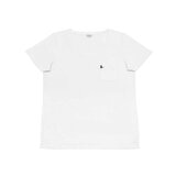 Jack Wills Ladies Fullford T-Shirt with Pocket in White